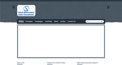 Desktop Screenshot of goodgovernanceindia.com